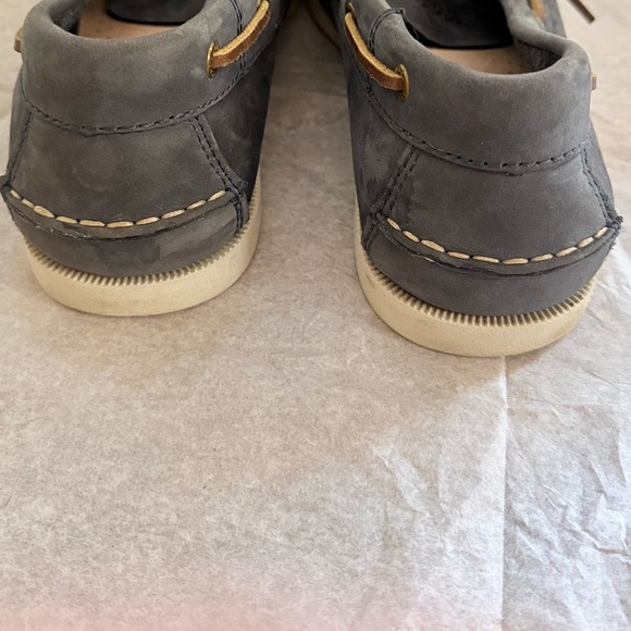 Rugged Shark Classic Men’s Blue Leather Boat Shoe Sip On Shoe Loafer Size 11 - Picture 5 of 9